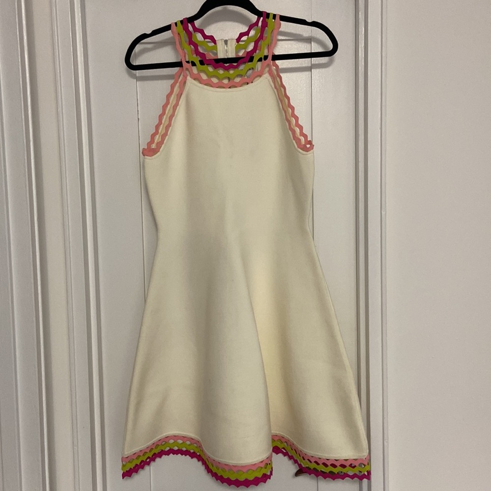 NWT! Milly Diamond Cut Out Sweater Fit & Flare Dress